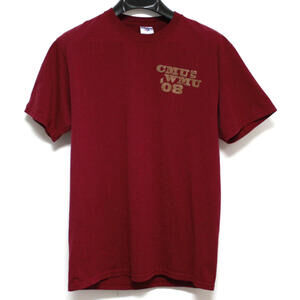 Jereezs Central vs Western Michigan Rivalry Football T Shirt 2008 Maroon S/S  M
